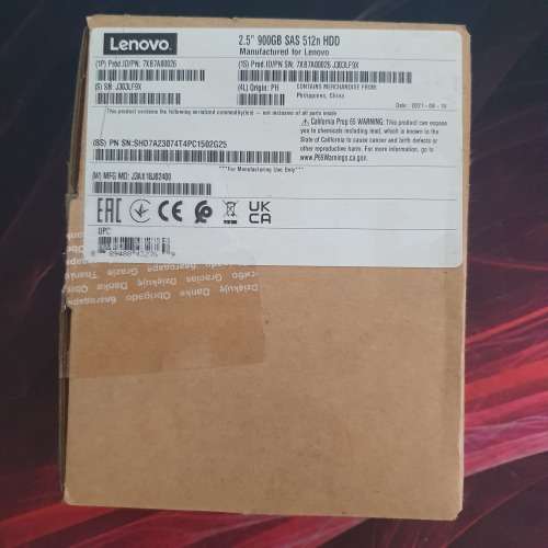 Lenovo 7XB7A00026 900GB SAS Drive