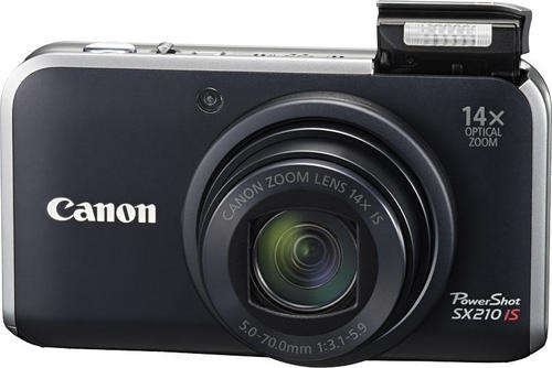 Canon PowerShot SX210 IS Camera (Black) Delivery Incl.
