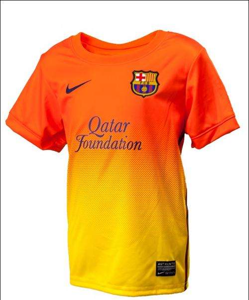 **BRAND NEW REPLICA Orange 2012 Away BARCELONA SHIRT - size XL
