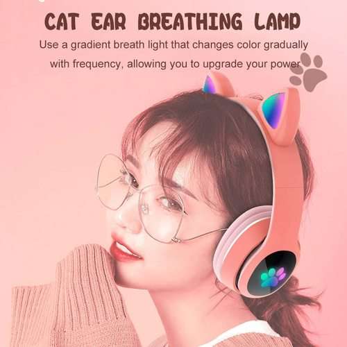 Wireless Heasphones with LED 7 color light