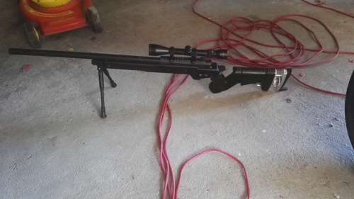 Metal Sniper BB Gun with Scope