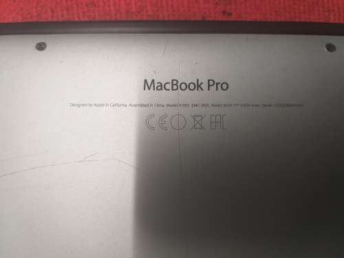 Macbook Pro Retina** A1502 **2015 BROKEN SCREEN **NO SSD** NO CHARGER*** OTHERS WORKING FINE