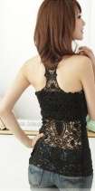 Hottest Vest with graphic back, black