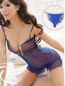 Stunning purple sheer net lingeria
