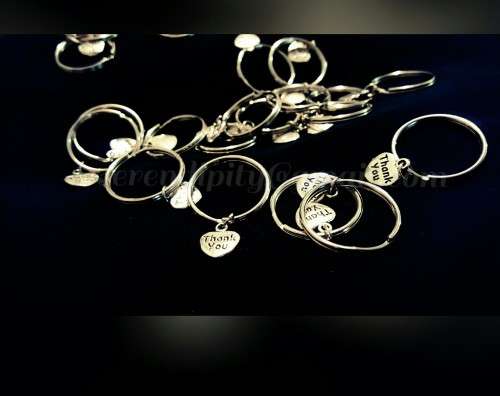 Thank You Heart Key Ring (Favour)