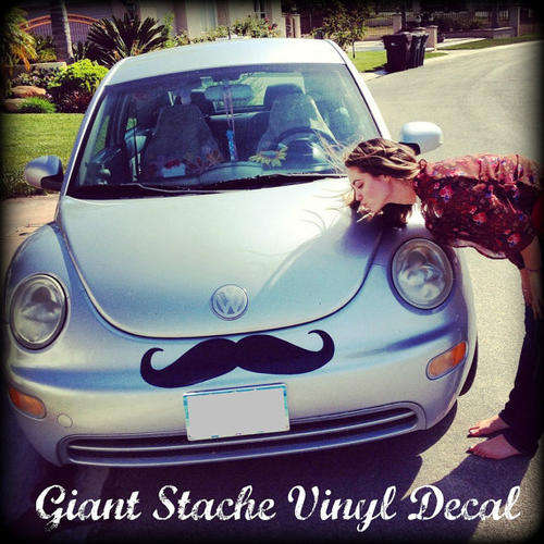 Car Mustache -60cm- Decal-