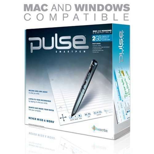 Livescribe 2GB Pulse Smartpen (APX-00002) with A4 book