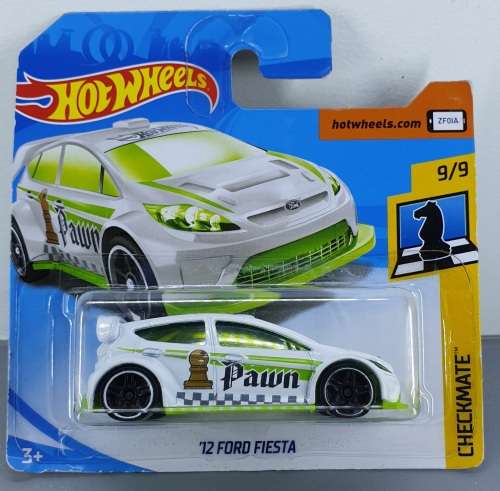 Hotwheels Diecast Hot Wheels 164 - `12 Ford Fiesta (Checkmate)