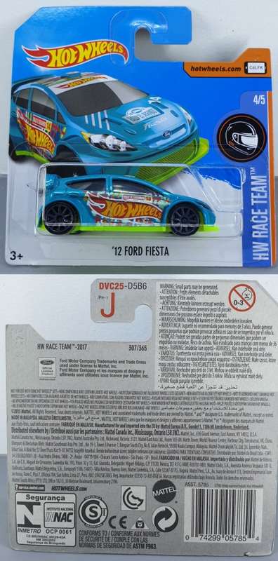 Hotwheels Diecast Hot Wheels 164 - `12 Ford Fiesta (HW Race Team)