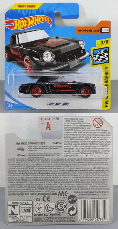 Hotwheels Diecast Hot Wheels 1/64 - Datsun Fairlady 2000