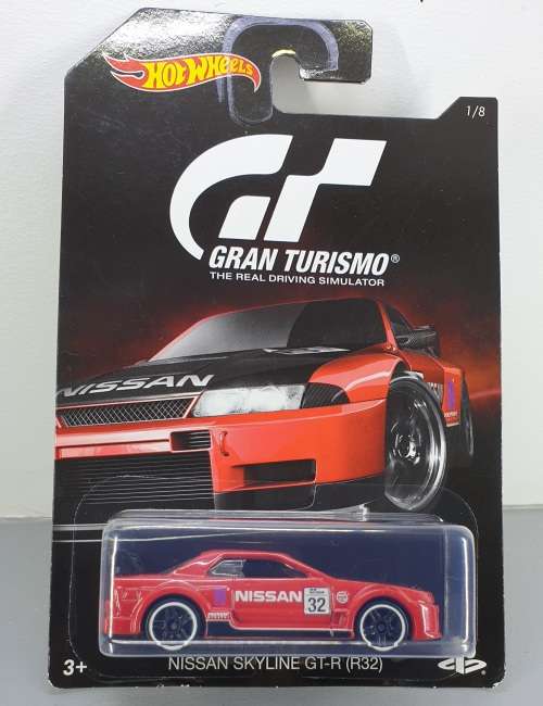 Hotwheels Diecast Hot Wheels 1/64 - Nissan Skyline GT-R (R32) Gran Turismo