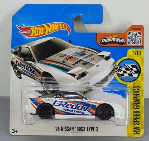 Hotwheels Diecast Hot Wheels 1/64 - `96 Nissan 180SX Type X