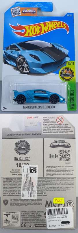 Hotwheels Diecast HotWheels 1:64 - LAMBORGHINI SESTO ELEMENTO