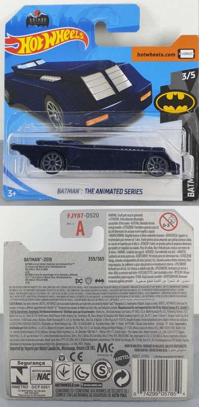 Hotwheels Diecast Hot Wheels 1:64 - BATMAN:THE ANIMATED SERIES