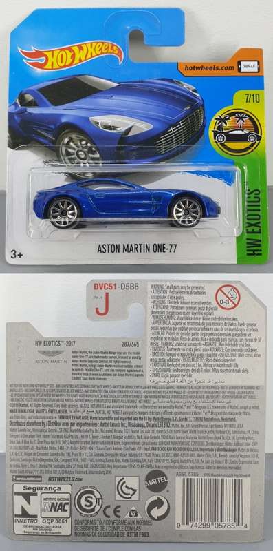 Hotwheels Diecast Hot Wheels 1:64 - ASTON MARTIN ONE-77