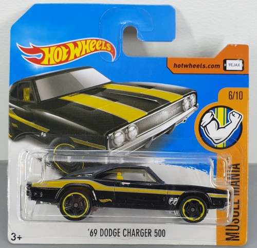 Hotwheels Diecast Hot Wheels 1:64 - `69 DODGE CHARGER 500 - MOONEYES