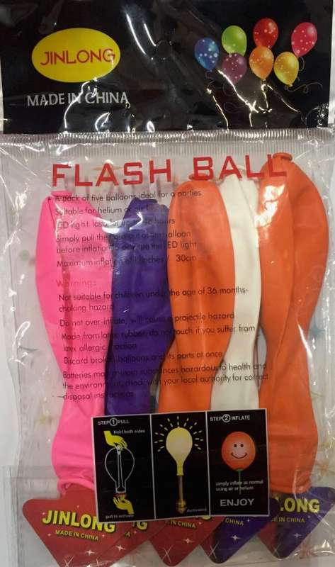 Balloons with LED lights