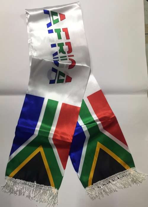South Africa flag scarf!