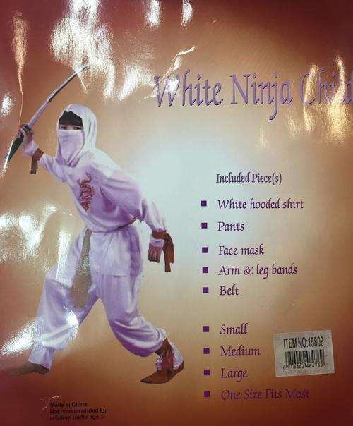 White Ninja Costume