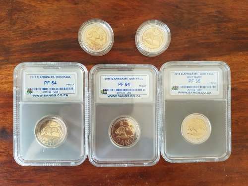 5 - 2016 Oom Paul R5 Coins