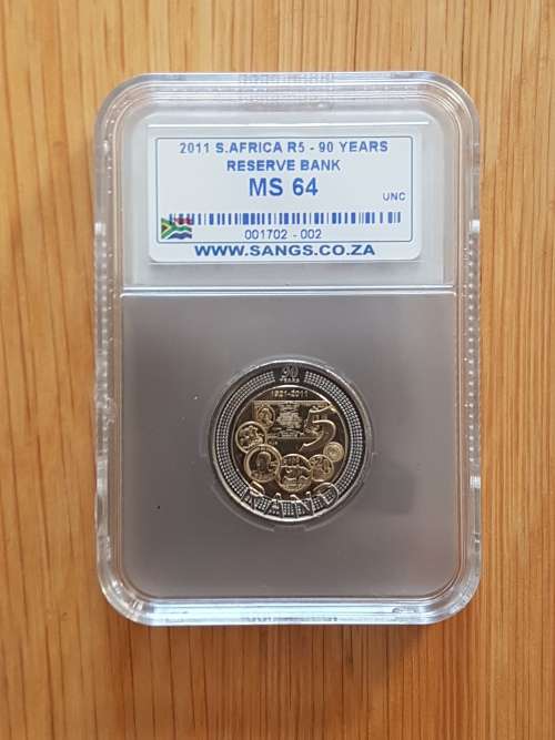 2011 MS64 - 90 Years Reserve Bank