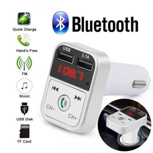 Car radio Bluetooth FM transmitter phone charger