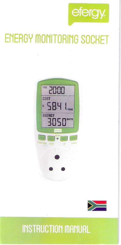 Electricity Energy monitoring socket