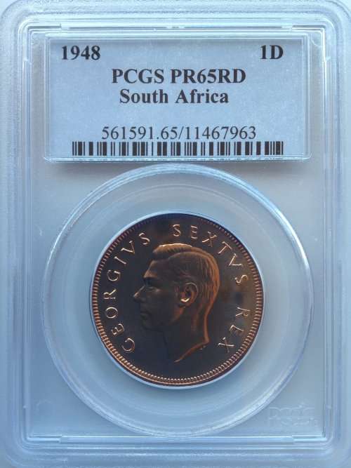 1948  1 P (PENNY) - PCGS GRADED PF65RD