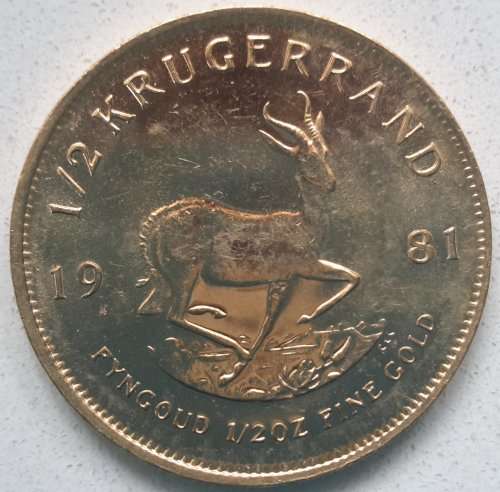 1981 ½ oz KRUGERRAND