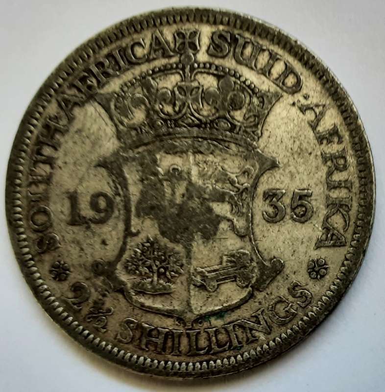 1935 2 ½ Shillings + 1937 2 Shillings + 1934 2 Shillings + 1964 10 Cents