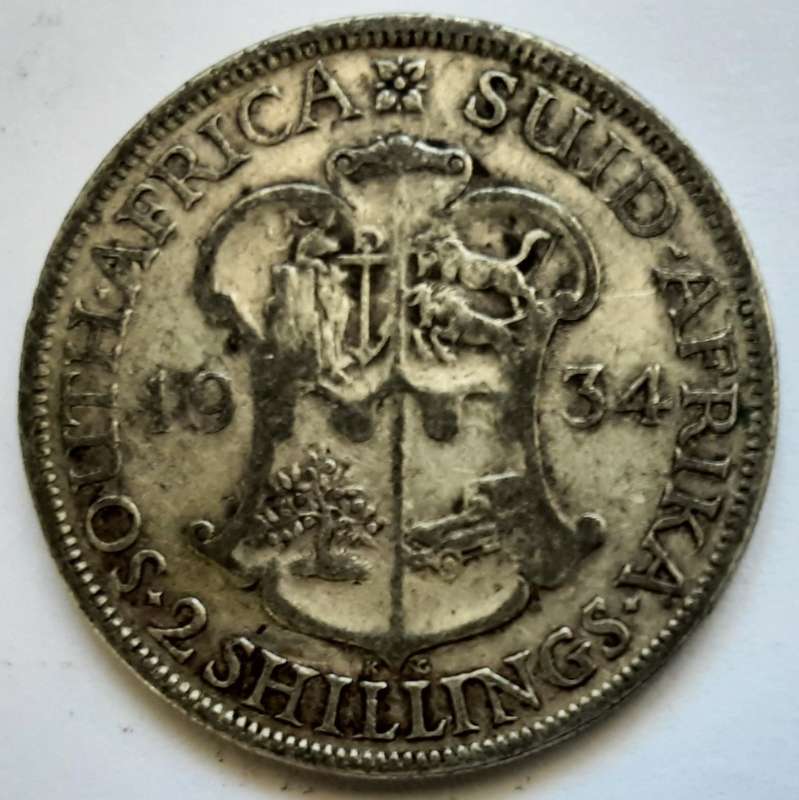 1935 2 ½ Shillings + 1937 2 Shillings + 1934 2 Shillings + 1964 10 Cents