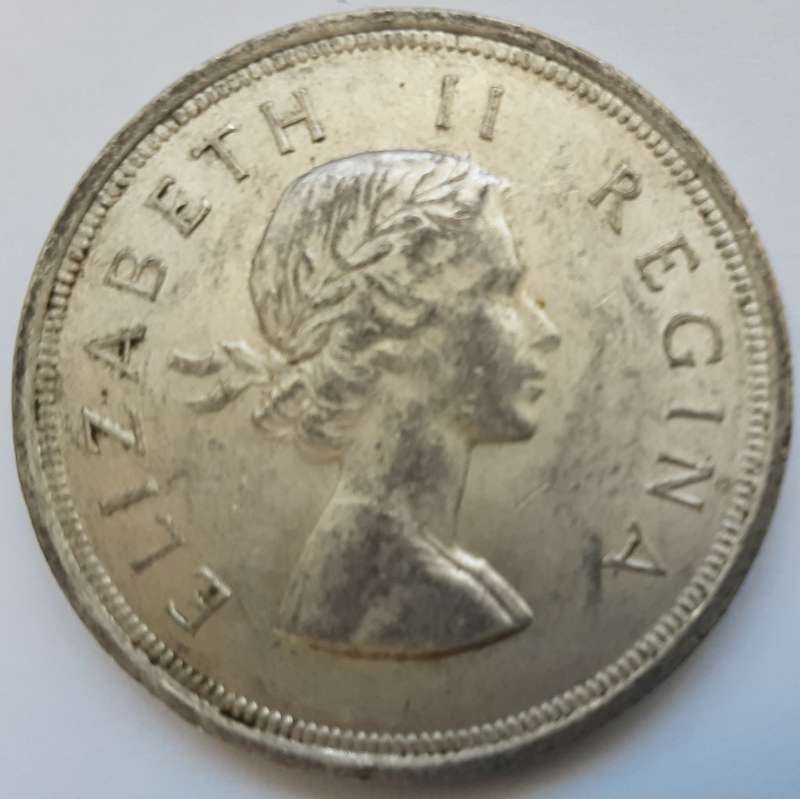 1953 5 Shillings + 1955 2 ½ Shillings + 1953 1 Shilling + 1952 1 Pence + 1964 10 Cents + 1963 5 Cent