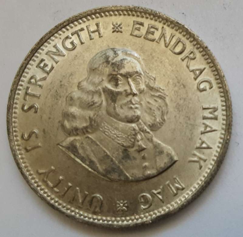 1958 1 Shilling + 1961 5 Cents + 1964 10 Cents + 1964 20 Cents + 1969 R1