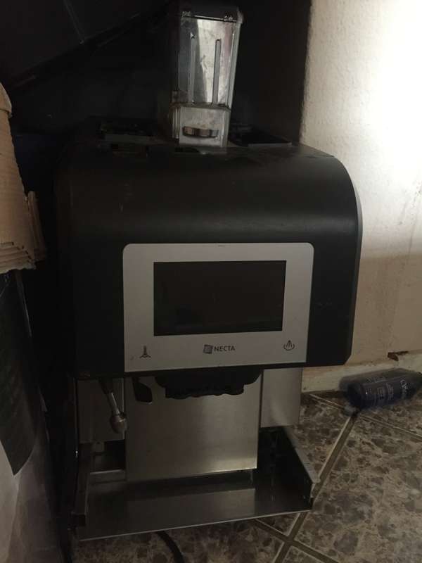 Industrial NECTA KARISMA AUTOMATIC COFFEE MACHINE WITH NECTA KARISMA 12l Milk Fridge Dispenser