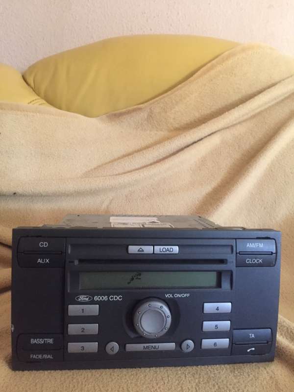 Original 2008 Ford Fiesta 6000 CD Stereo Radio Head Unit