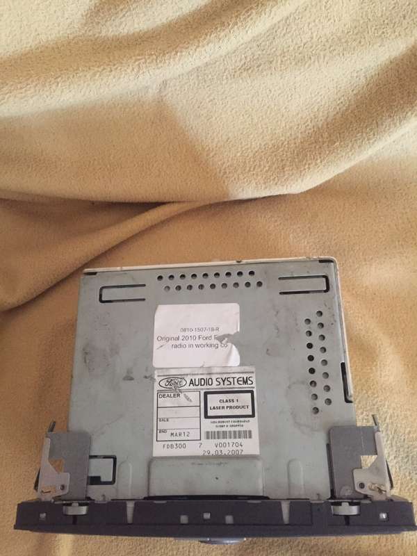Original 2008 Ford Fiesta 6000 CD Stereo Radio Head Unit