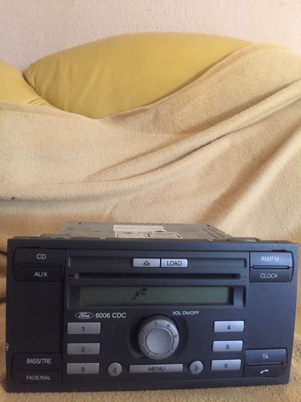 Original 2008 Ford Fiesta 6000 CD Stereo Radio Head Unit