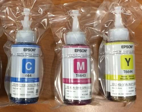 Original Epson ink set CMY - 70ml bottles