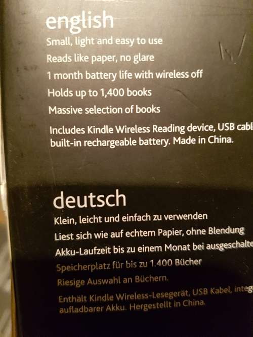 Kindle E-Ink with Free Speck Cover! NEW ! SEALED! UNUSED!