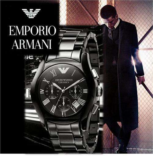 Stunning Ceramic Emporio Armani Valente Ceramica Chronograph mens watch - NO Reserve- Valued R6500*