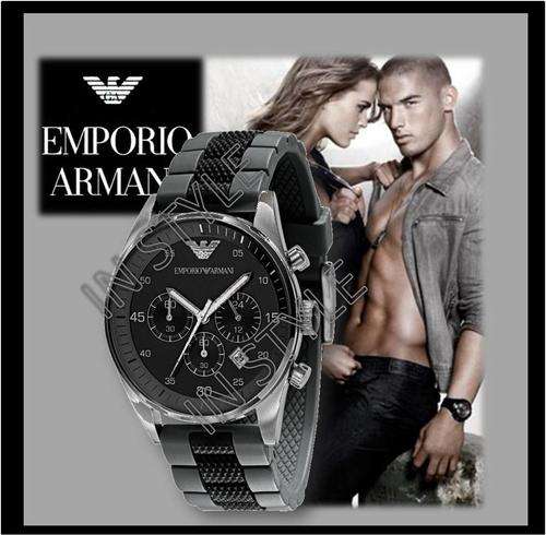 Emporio Armani robust Men's polished stainless steel designer Watch - NO Reserve- **Valued R5500**