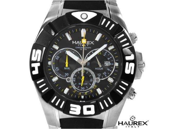 **R15000** HAUREX ITALY BLACK MAMBA Made in Italy Brand New Gentlemens Chronograph Date Watch
