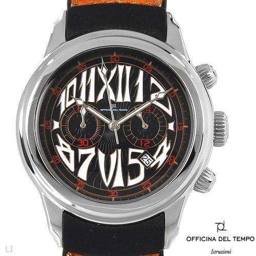 OFFICINA DEL TEMPO. Made in Italy Brand New Gentlemens Chronograph Date Watch