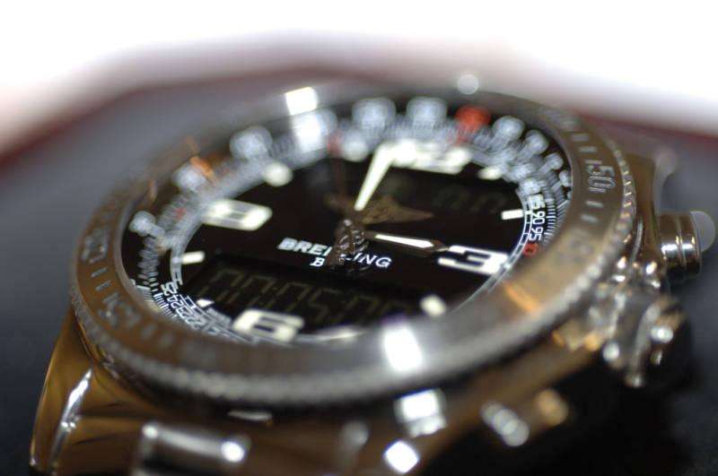 ***Crazy R1*** BREITLING PROFESSIONAL B1 DIGITAL ANALOG CHRONOGRAPH