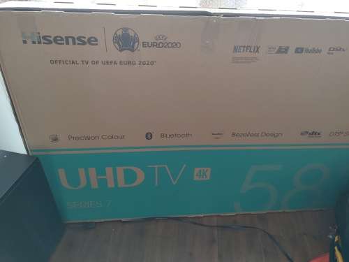 Hisense 58 inch 4K UHD 58A7100F Broken Screen