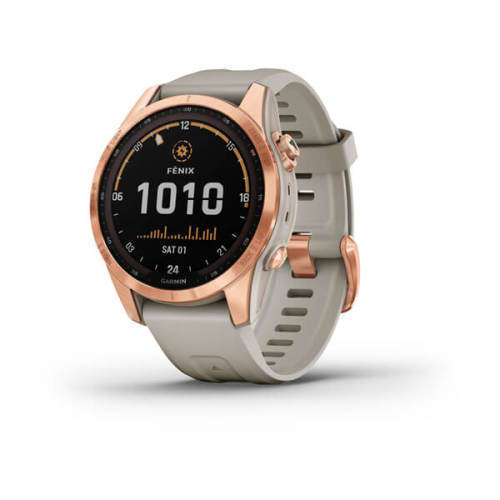 Garmin Fenix 7S Solar GPS Smart Watch - Rose Gold