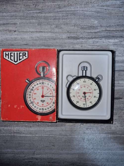 HEUER STOPWATCH  WORKING CON