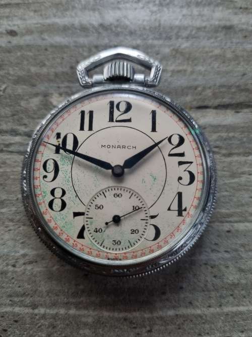 OLD SWISS POCKET WATCH WORKING
