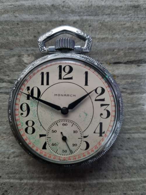 OLD SWISS POCKET WATCH WORKING