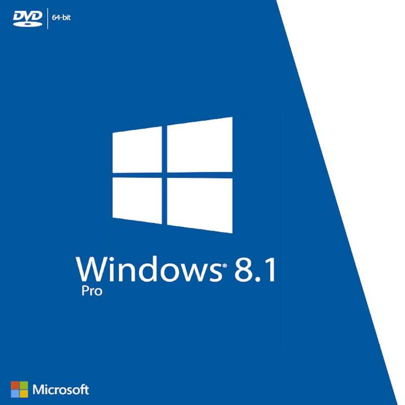 Microsoft Windows 8.1 Professional 32/64 bit CD-Key - free upgrade to Windows 10! [REDUCED PRICE!]